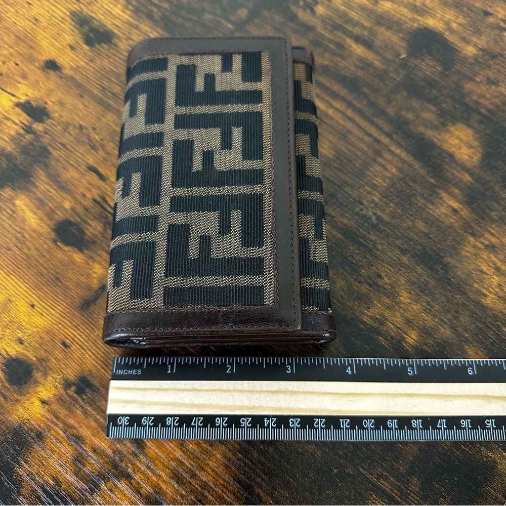 Fendi Vintage FF Logo Wallet W/ Certificate of Authenticity - Picture 5 of 16
